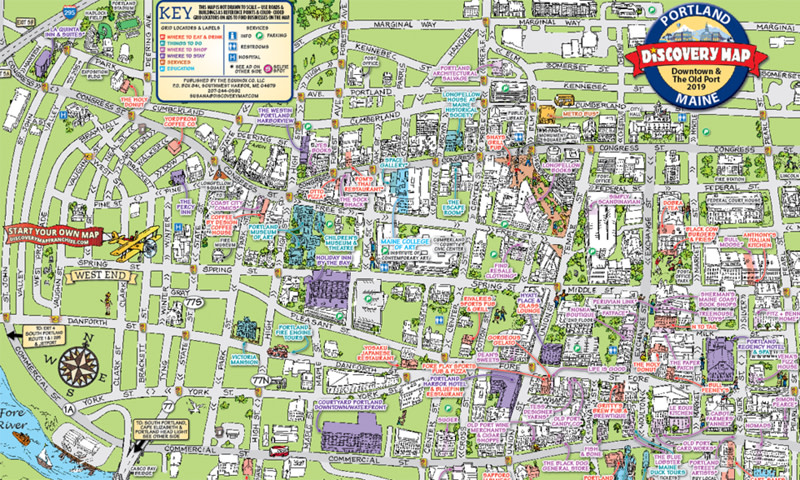 Map. Photo Credit: Discovery Map Portland