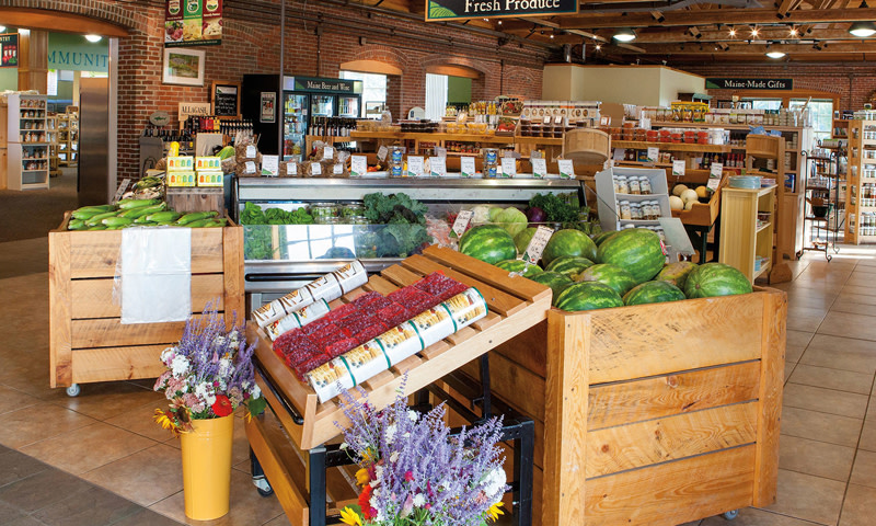 Market. Photo Credit: Pineland Farms