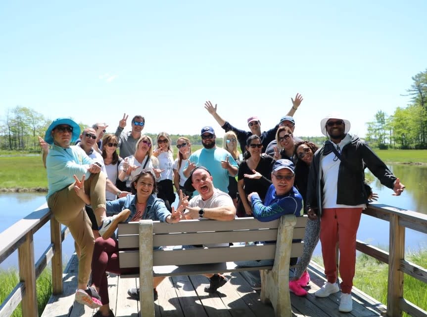 Group Silly Photo. Photo Credit: Experience Maine