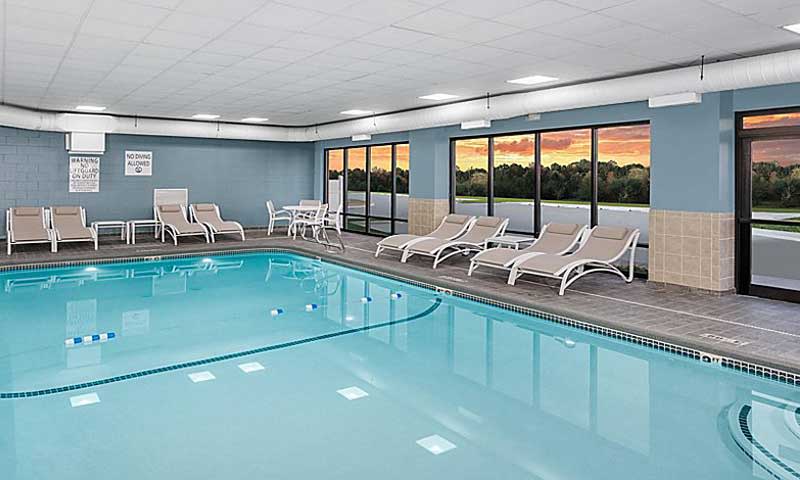 Indoor Pool. Photo Credit: Holiday Inn Express & Suites South Portland