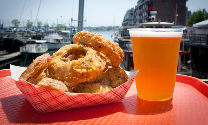Onion Rings. Photo Credit: Portland Lobster Company