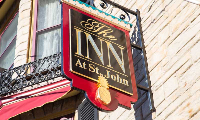 Sign. Photo Credit: Inn at St. John