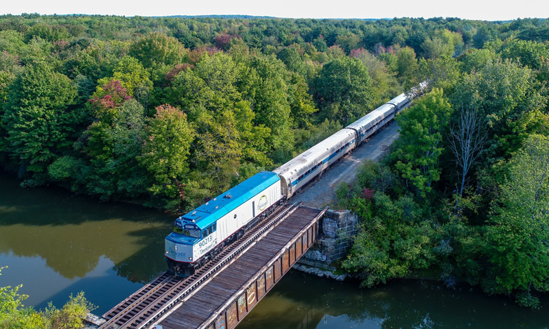 Train. Photo Credit: Amtrak Downeaster