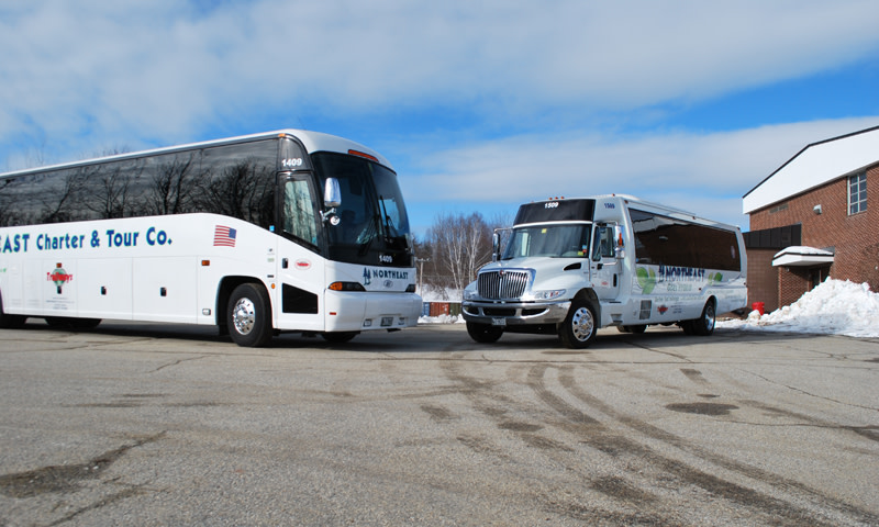 Buses. Photo Credit: Northeast Charter Tour & Co.