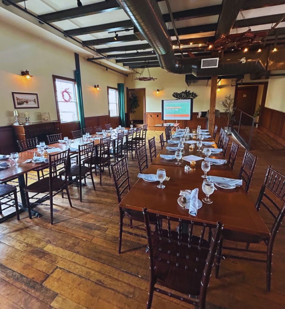 Meeting Setup. Photo Credit: Boone's Fish House & Oyster Room