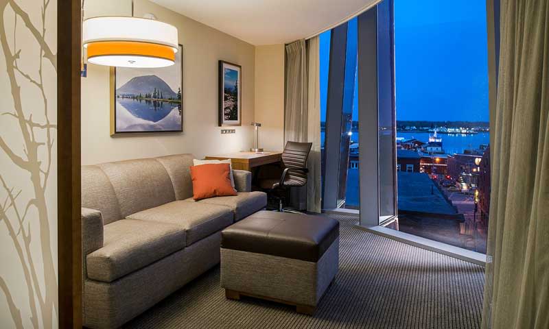 Guest Room. Photo Credit: Hyatt Place Portland Downtown Old Port Square