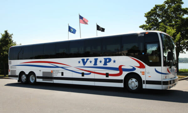 Bus. Photo Credit: VIP Tour & Charter Bus Co.