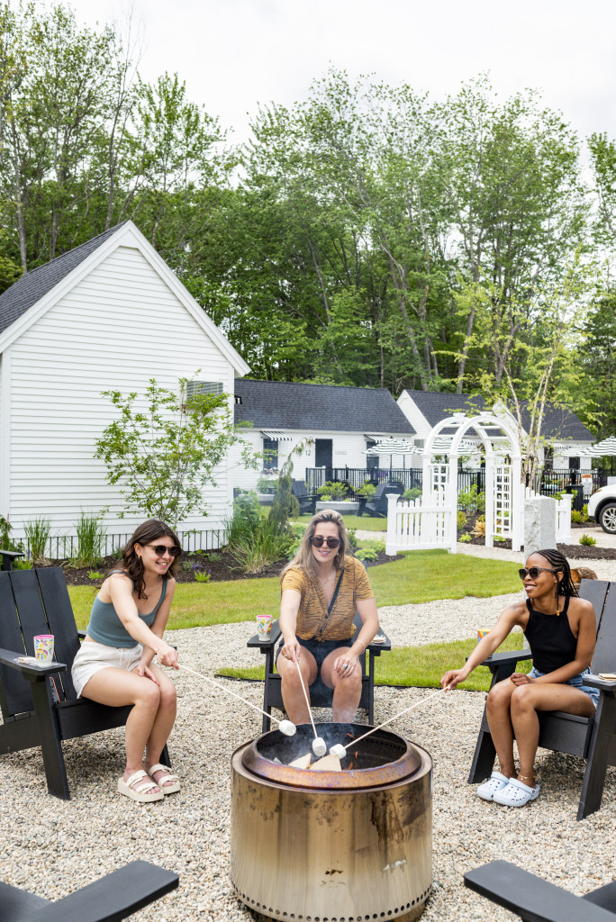 Friends at Firepit. Photo Credit: Capshore
