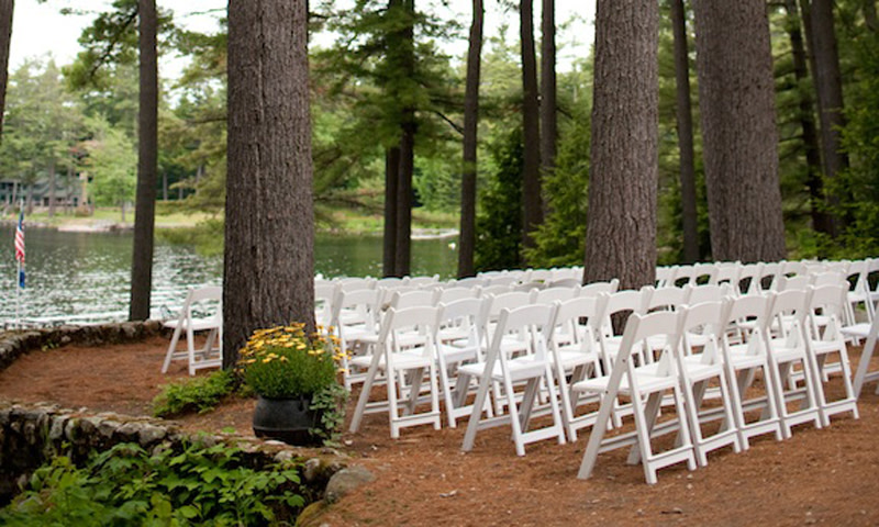 Ceremony. Photo Credit: Migis Lodge on Sebago Lake