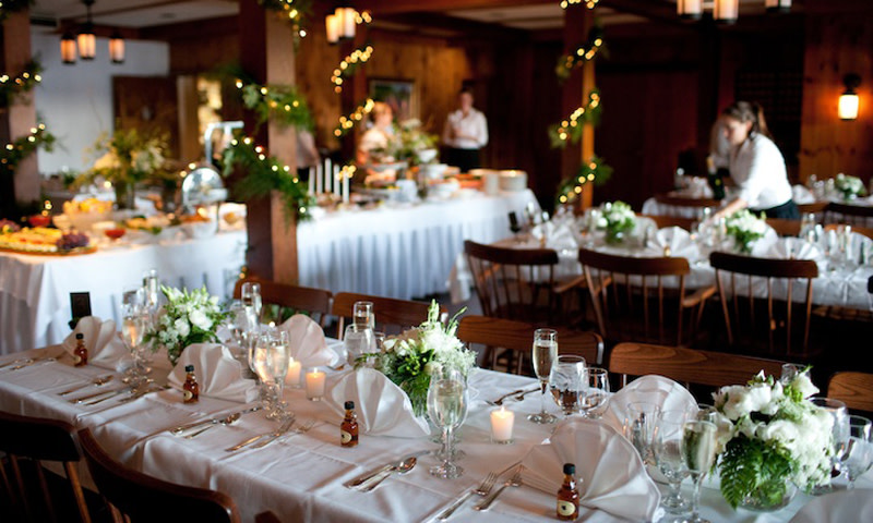 Reception. Photo Credit: Migis Lodge on Sebago Lake