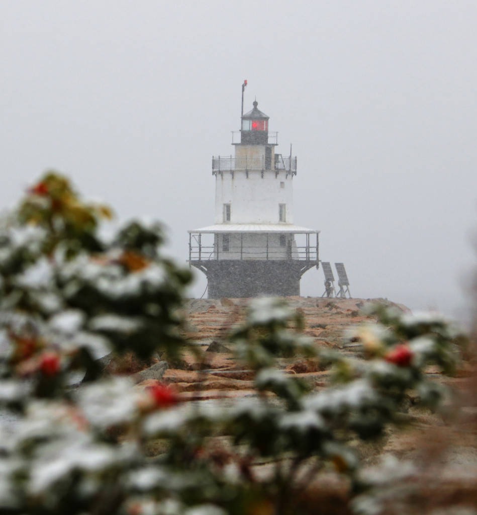 Spring Point Ledge Light in Winter. Photo Credit: Christina Napoli