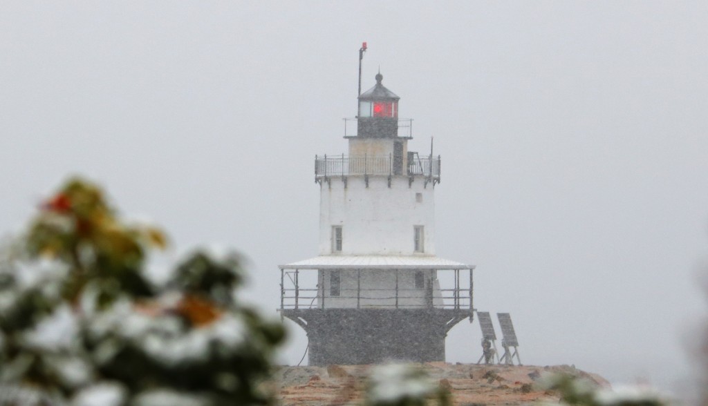 Spring Point Ledge Light in Winter. Photo Credit: Christina Napoli