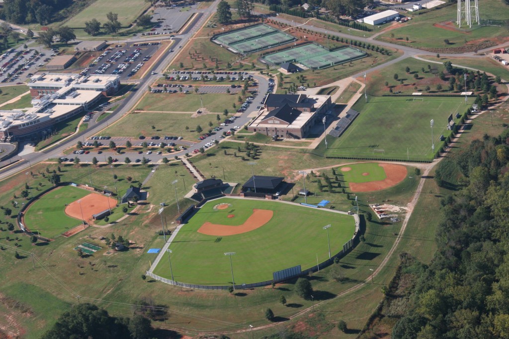 USC Upstate -  Athletic Fields Aerial