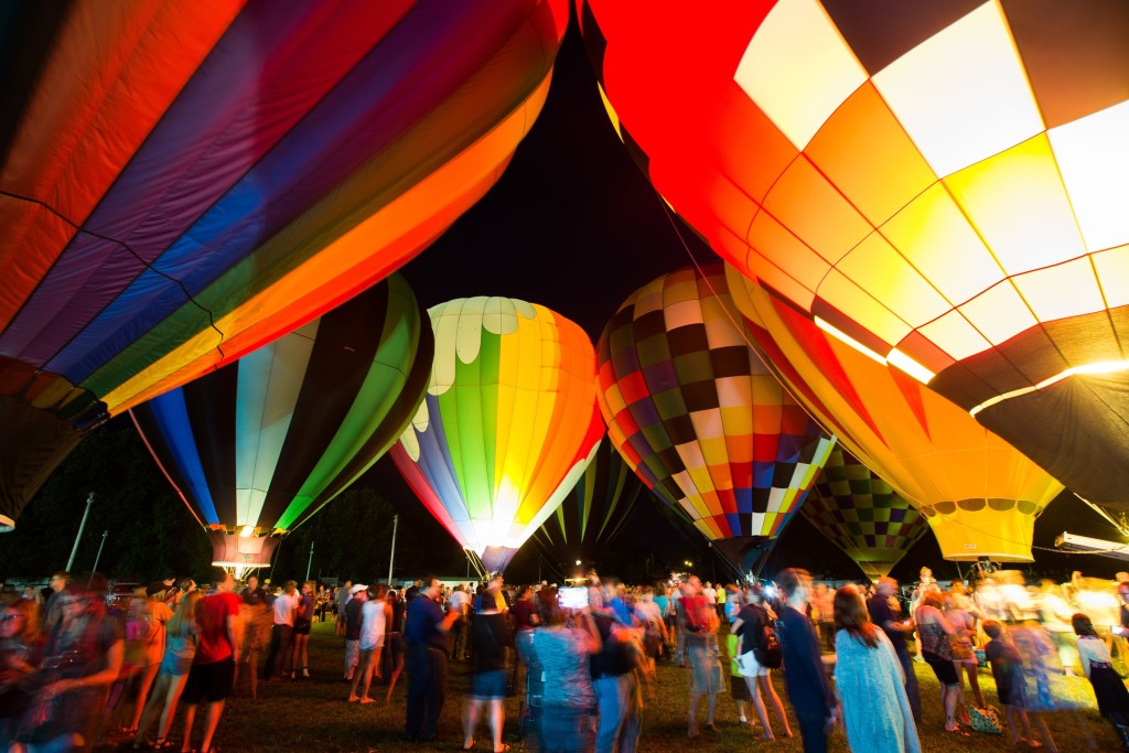 13th Annual Hot Air Balloon Glow Springfield Missouri Travel