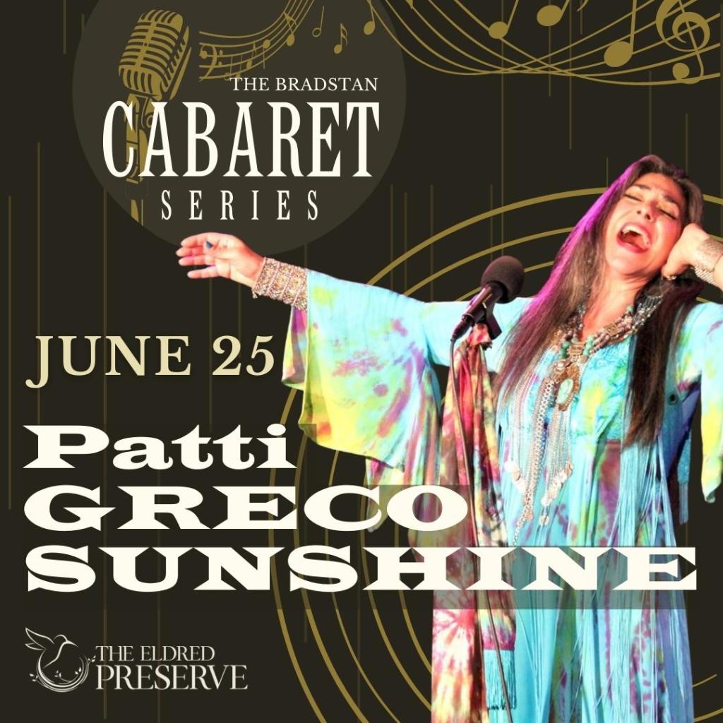 CABARET: An Evening with Patti Greco Sunshine