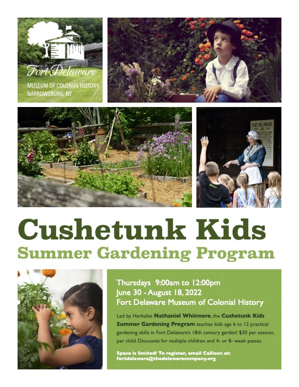 Cushetunk Kids: Summer Gardening at Fort Delaware