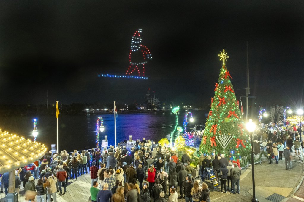 Holidays on Water Drone Show