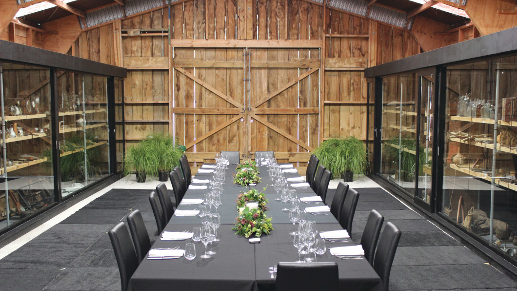 Intimate dinner and lunch options at Mystery Creek