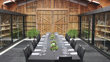 Intimate dinner and lunch options at Mystery Creek