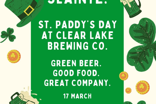 St Patricks Day at Clear Lake Brewery