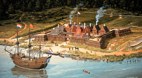 Fort Orange, 1635 by Len Tantillo