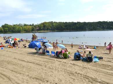 Thompson's Lake State Park Beach