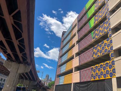 Quackenbush Garage Mural