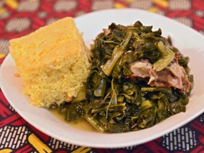 Collard Greens from Allie B's Cozy Kitchen
