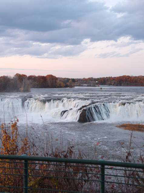 Cohoes Falls in Autumn