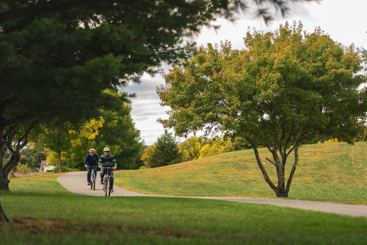 Biking at The Crossings of Colonie