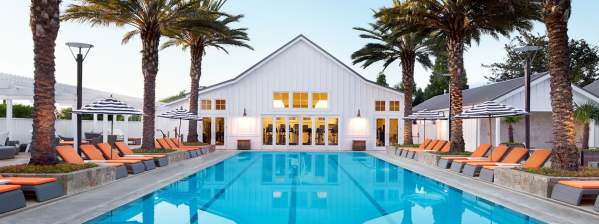 Boutique hotel pool