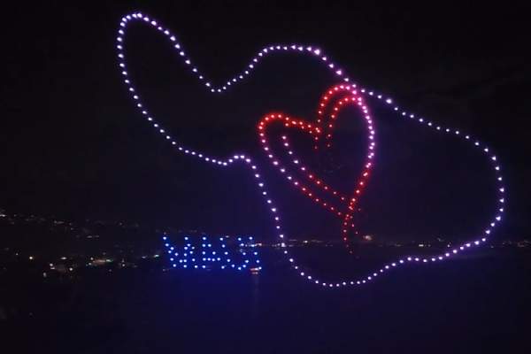 Sky-High Romance: Drone Shows Taking Weddings to New Heights
