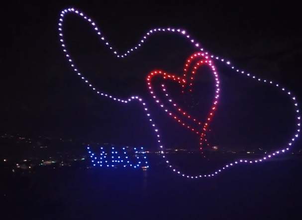 Sky-High Romance: Drone Shows Taking Weddings to New Heights