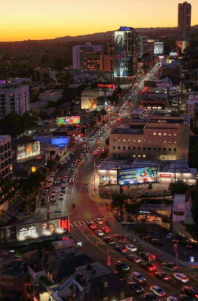 West Hollywood Sunset Blvd
