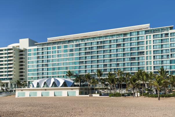 La Concha Resort Exterior from Beach