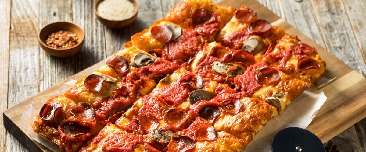 Detroit pizza