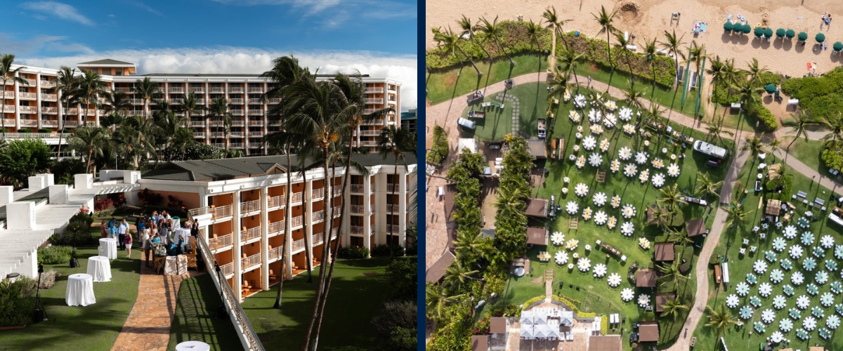 Grand Wailea Lagoon Overlook & Beach Courtyard
