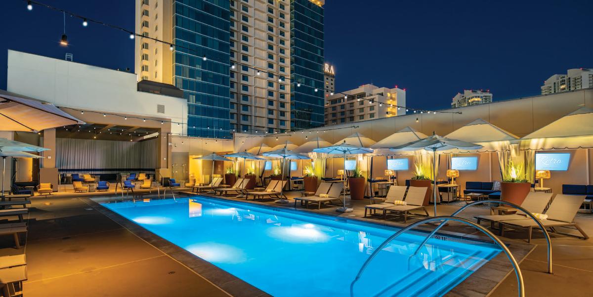 Sahara Retro Pool Lounge