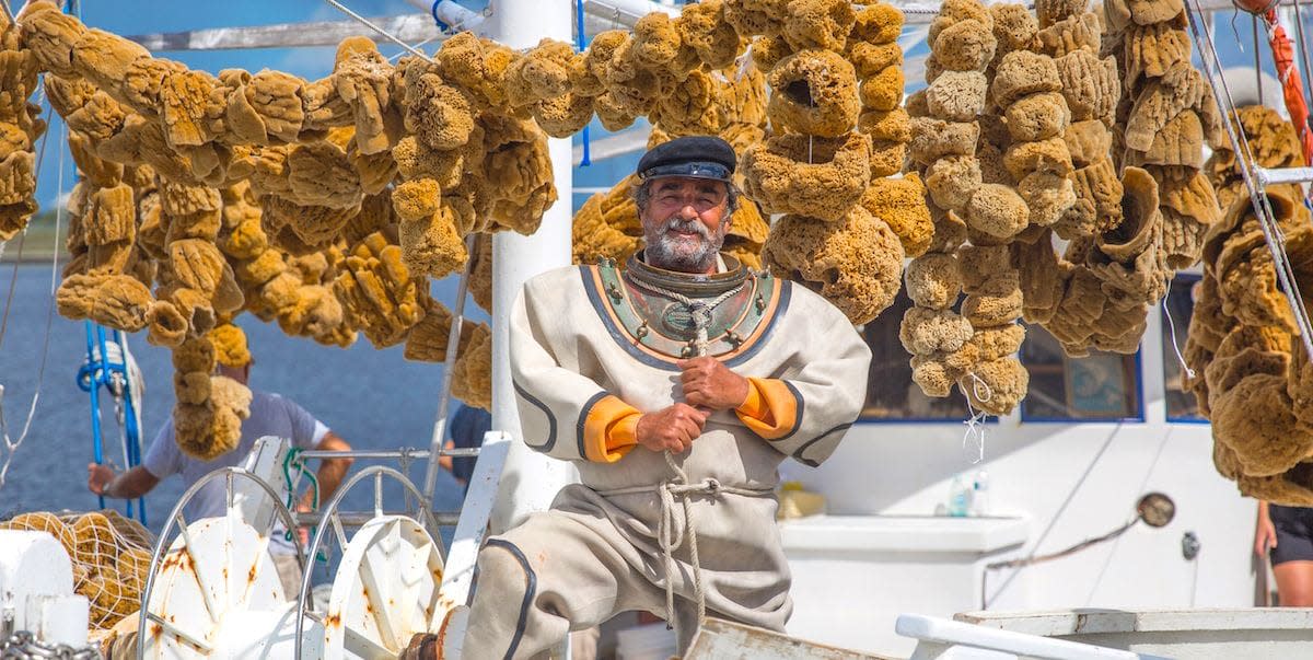 Sponge Diver at Sponge Docks - Tarpon