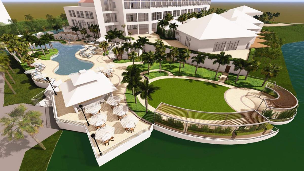 Naples Grande Pool Rendering