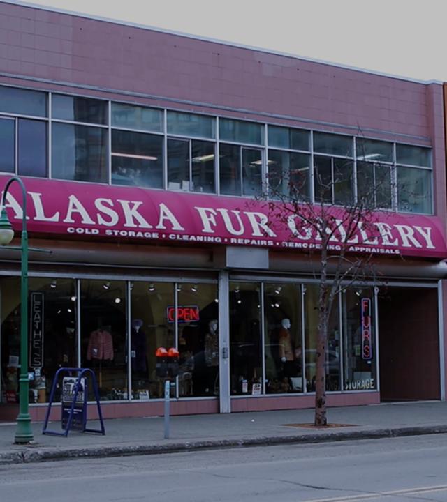 Fur Alaska - | Jackets Read A779/ALASKA FUR GALLERY/Made in Alaska/ヴィンテージ/オールド/毛皮コート/リアルファーコート/幾何学柄/FUR/レディース/ZIP-UP Fur Alaska - | Jackets Read A779/ALASKA FUR GALLERY/Made in Alaska/ヴィンテージ/オールド/毛皮コート/リアルファーコート/幾何学柄/FUR/レディース/ZIP-UP