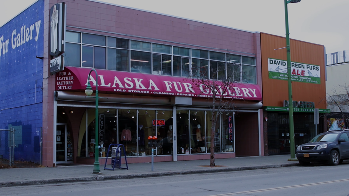 Fur Alaska - | Jackets Read A779/ALASKA FUR GALLERY/Made in Alaska/ヴィンテージ/オールド/毛皮コート/リアルファーコート/幾何学柄/FUR/レディース/ZIP-UP Fur Alaska - | Jackets Read A779/ALASKA FUR GALLERY/Made in Alaska/ヴィンテージ/オールド/毛皮コート/リアルファーコート/幾何学柄/FUR/レディース/ZIP-UP