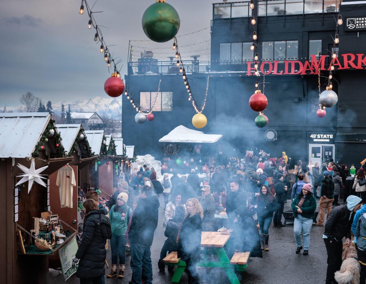 Downtown Anchorage Holiday Market