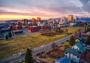 Downtown Anchorage, Park Strip