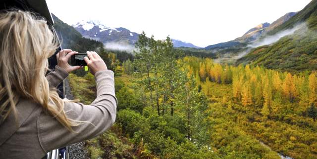 Alaska Railroad Grandview photo op