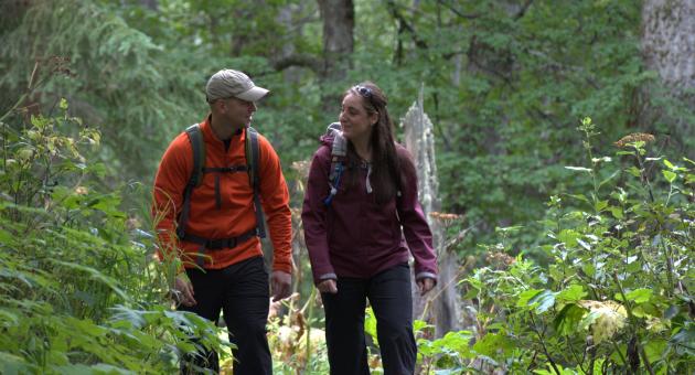 Eagle River Nature Center hiking trails