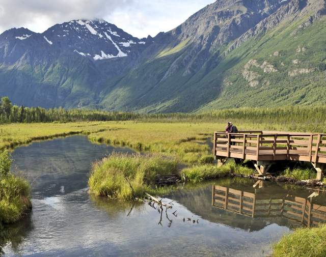scenic views from Eagle River Nature Center
