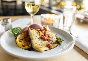 A fresh fish dinner at Alaska Chopped and Chowdered