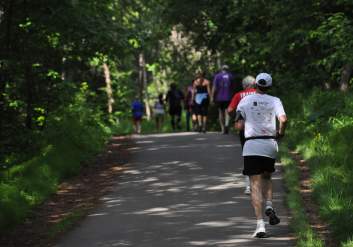 Anchorage running trails and Mayors Marathon