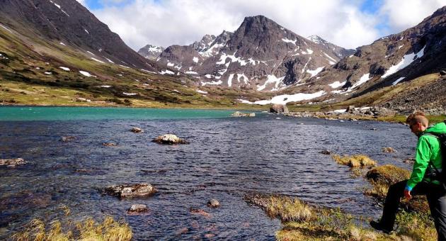 Hiking near Williwaw Lakes